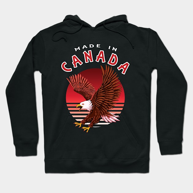 Flying Eagle - Made in Canada Hoodie by TMBTM